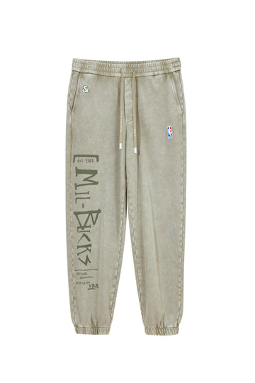 【NBA Collection】密爾華基公鹿隊運動長褲