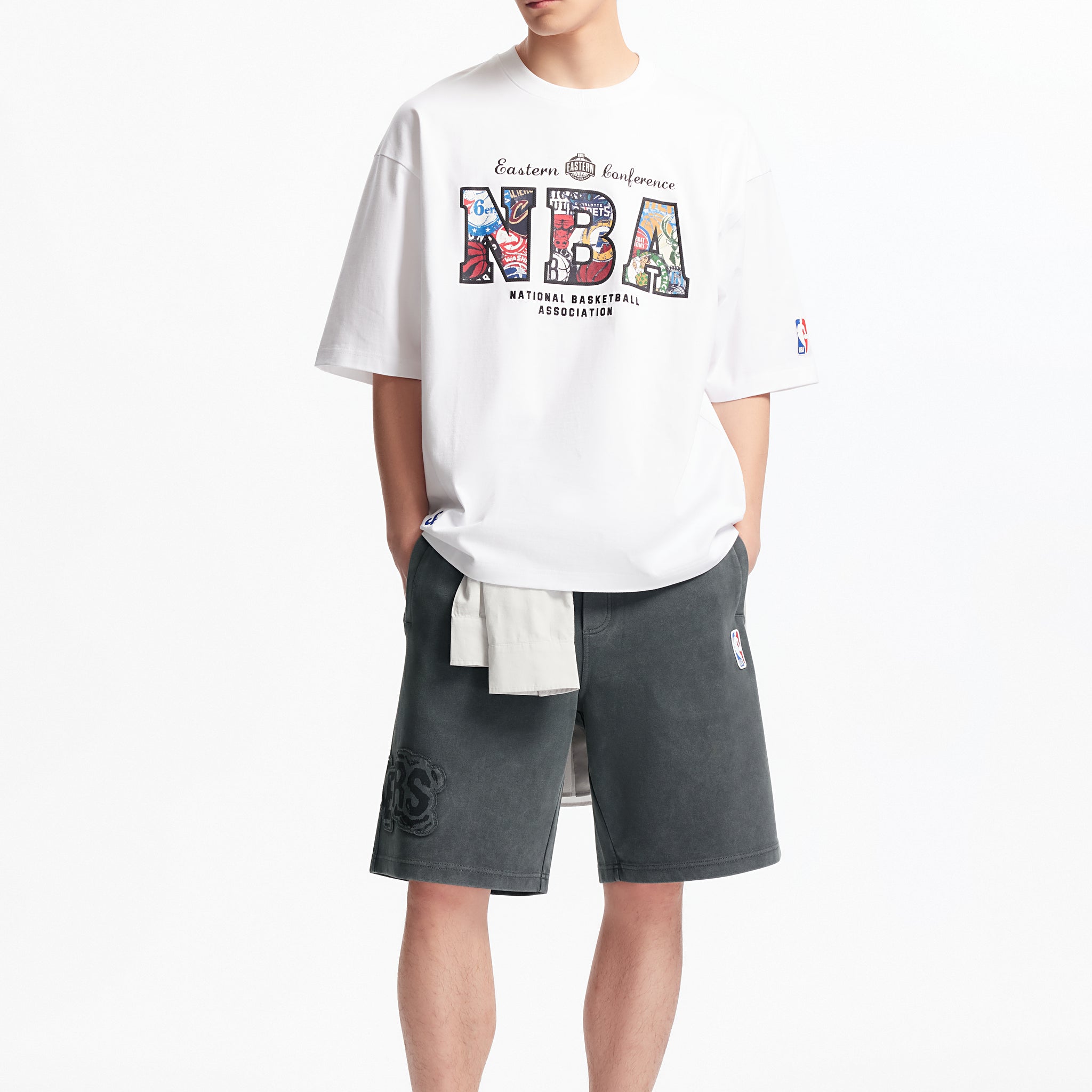 洛杉磯湖人隊鬆緊腰短褲