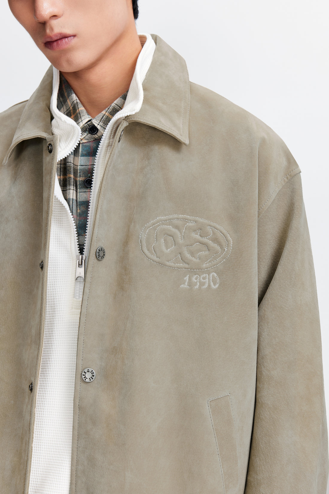 ORIGINALS系列翻領麂皮外套