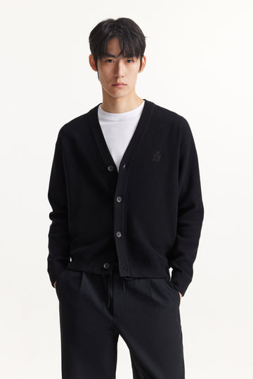 SMART系列簡約開襟毛衣