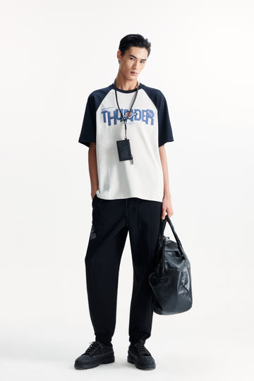 NBA系列鬆緊腰束腳長褲