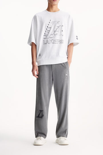 洛杉磯湖人隊鬆緊腰長褲