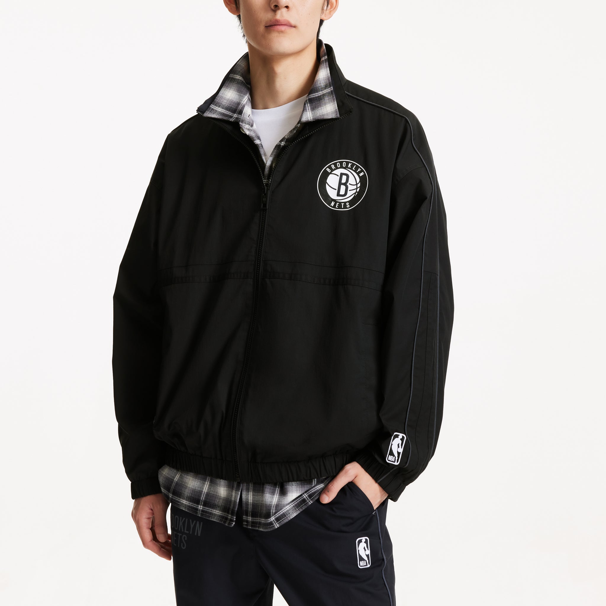 布魯克林籃網隊拉鏈外套