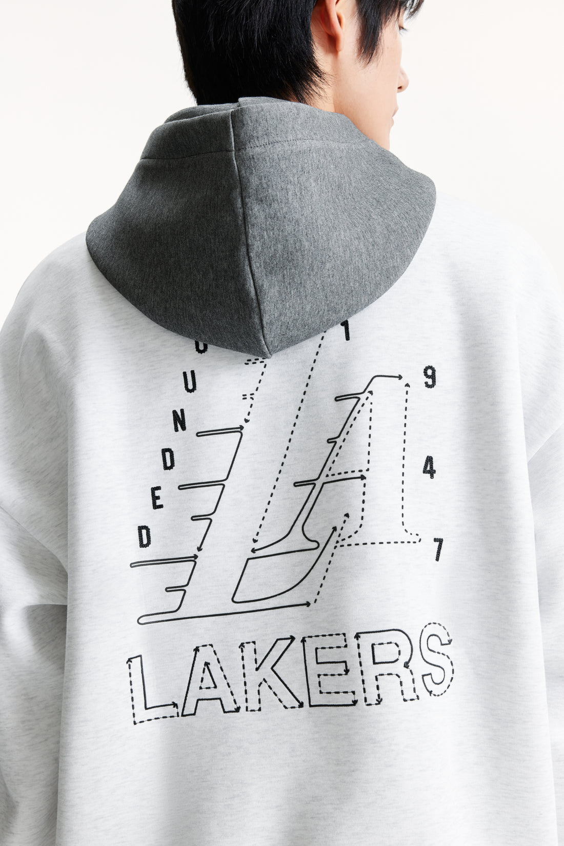 洛杉磯湖人隊連帽長袖衛衣
