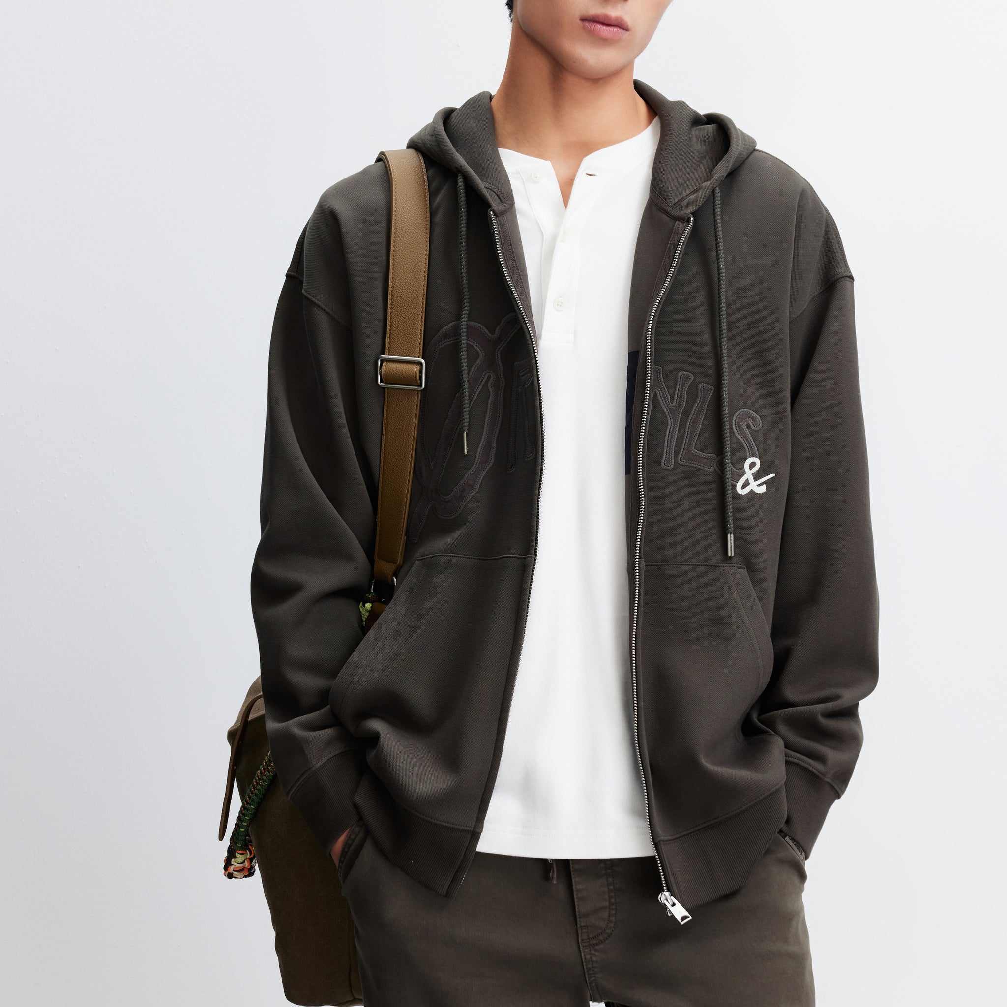 ORIGINALS系列連帽拉鍊衛衣外套