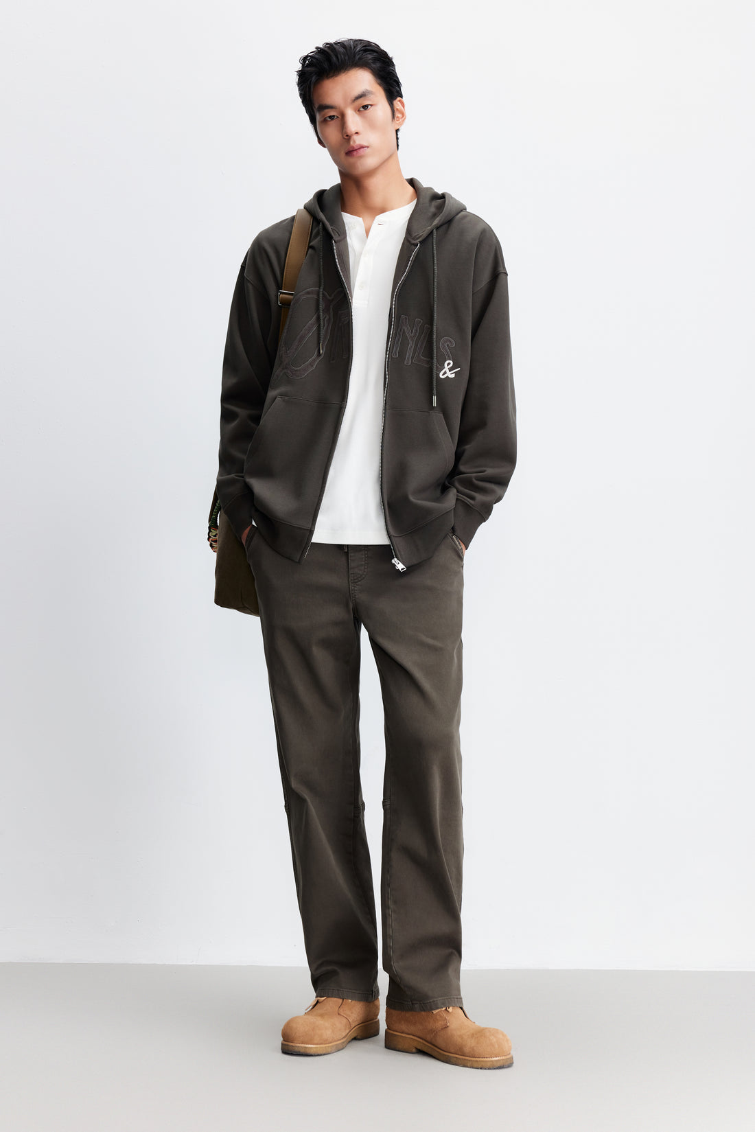 ORIGINALS系列連帽拉鍊衛衣外套