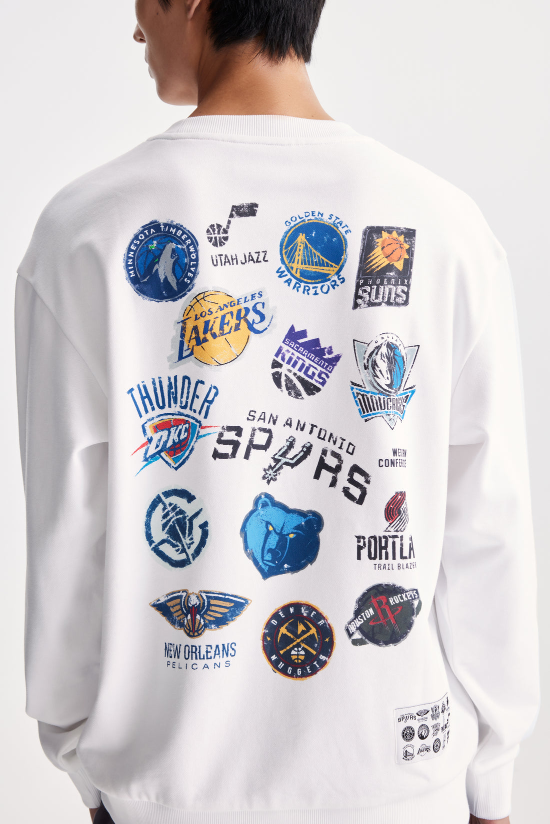 NBA系列西岸隊伍長袖衛衣