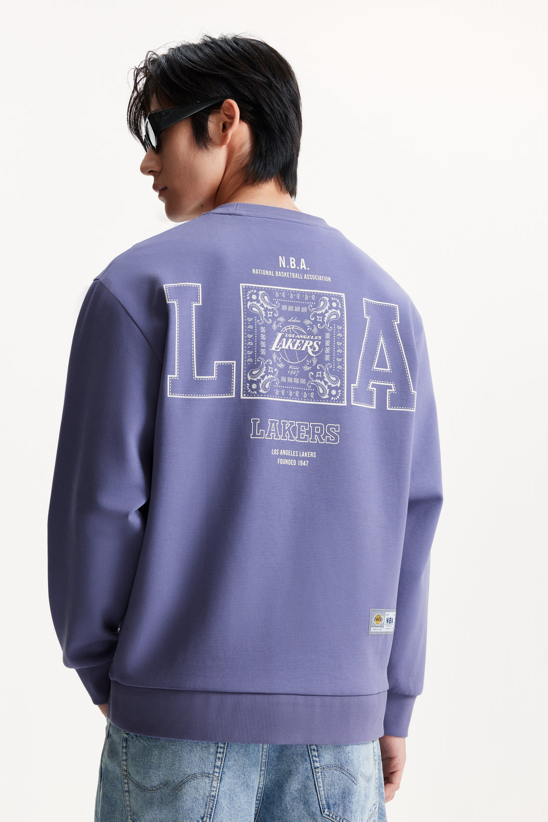 洛杉磯湖人隊長袖衛衣