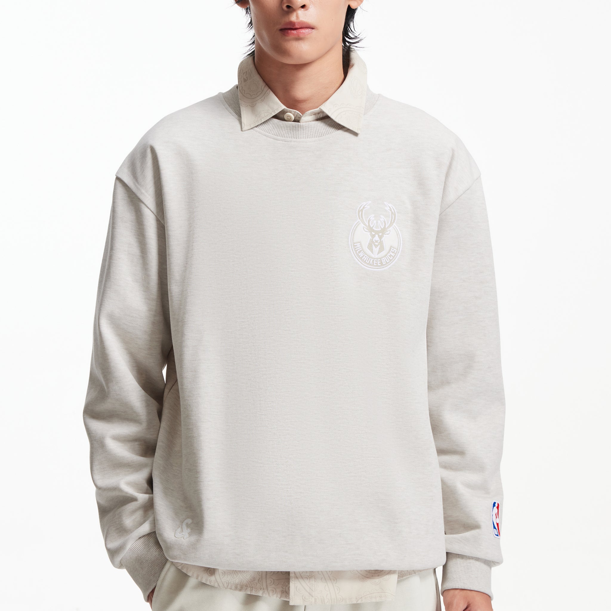 密爾華基公鹿隊長袖衛衣