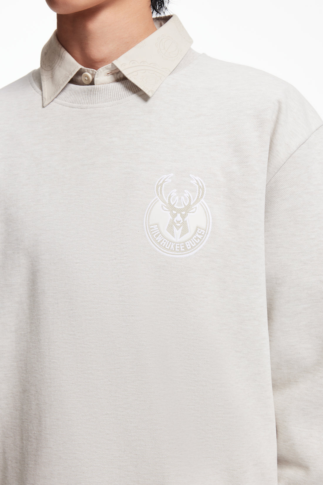 密爾華基公鹿隊長袖衛衣