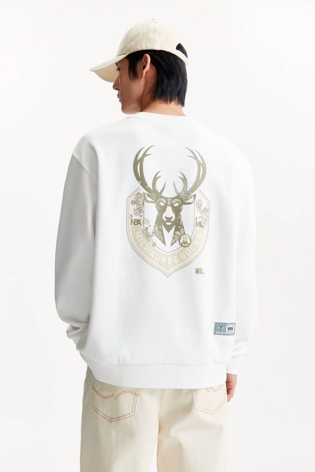 密爾華基公鹿隊長袖衛衣