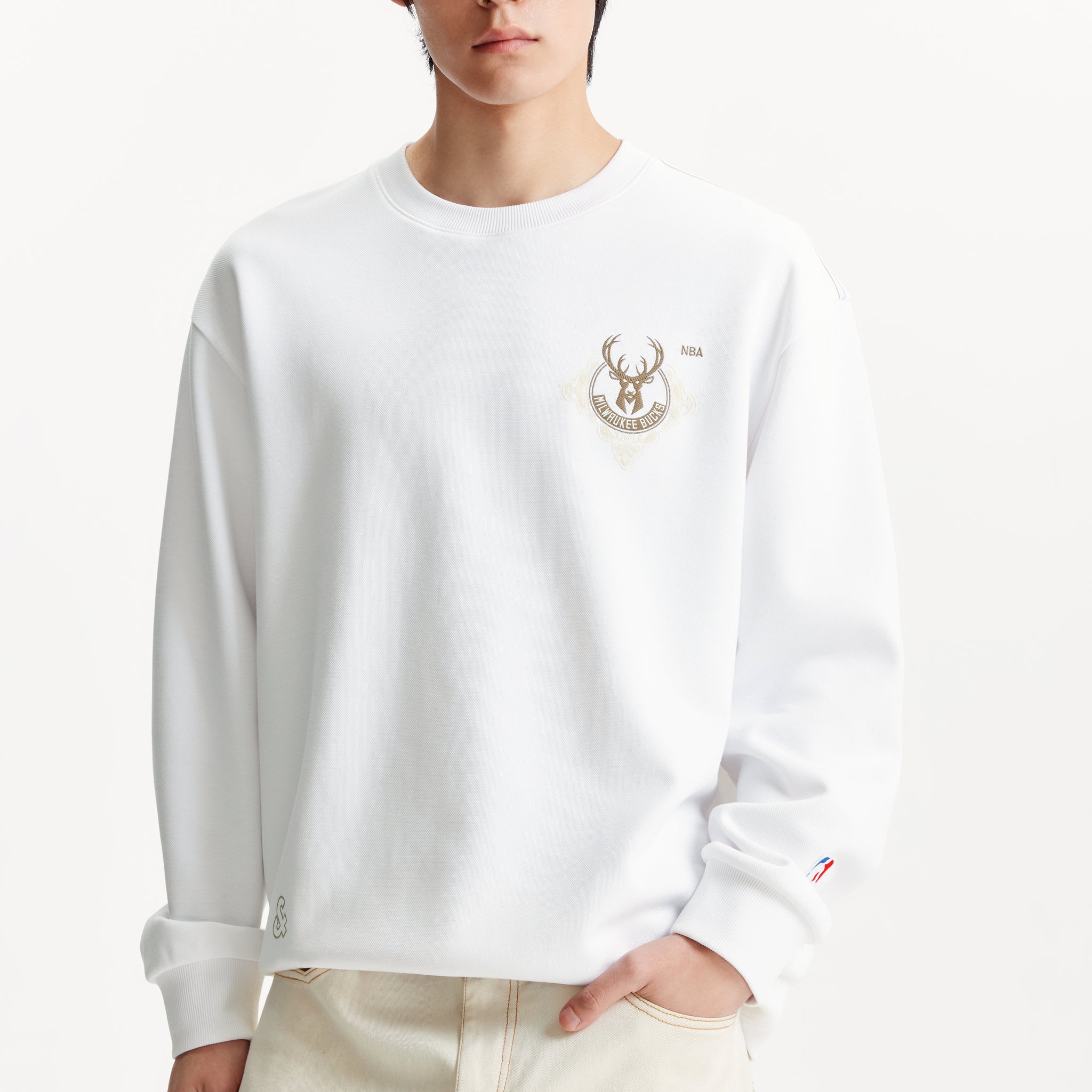 密爾華基公鹿隊長袖衛衣