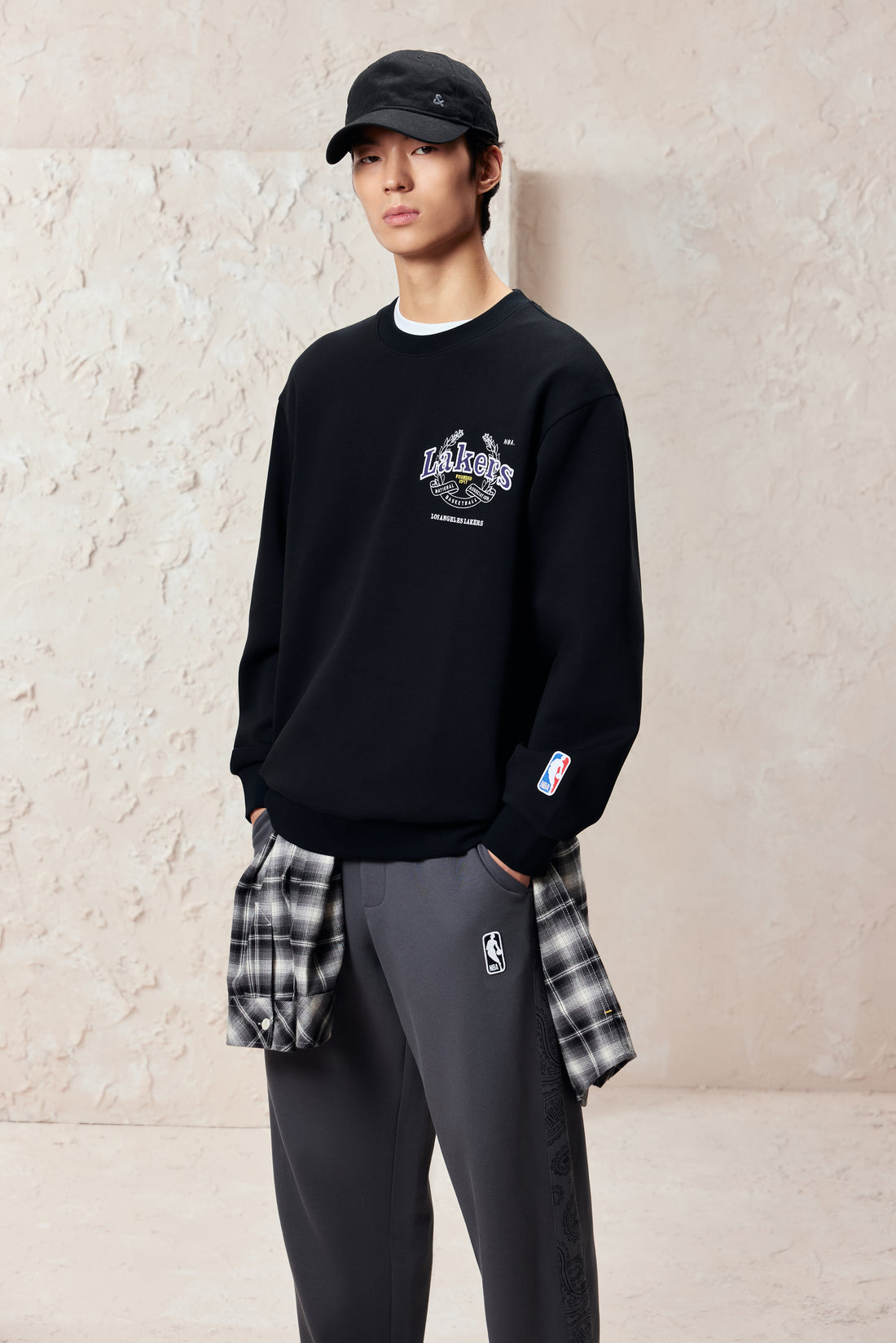 洛杉磯湖人隊長袖衛衣