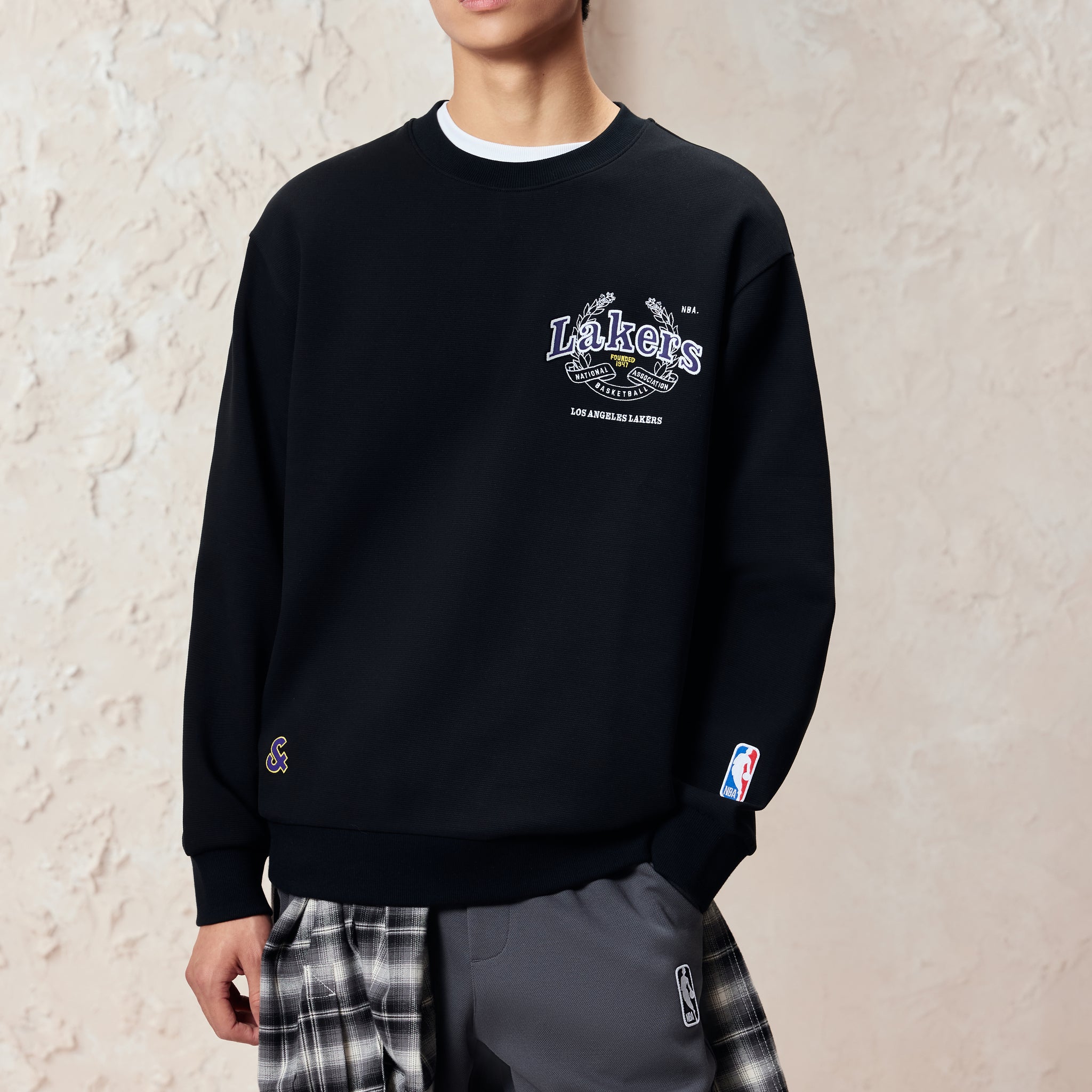 洛杉磯湖人隊長袖衛衣