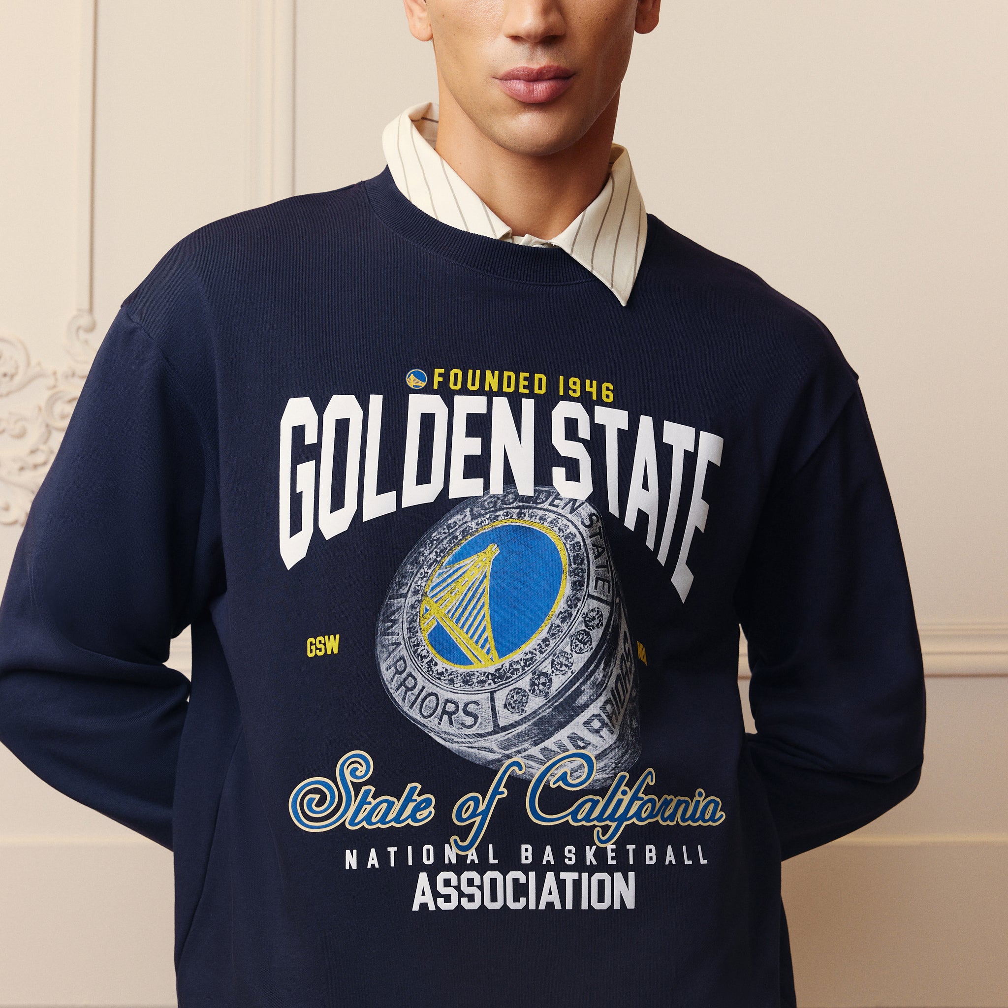 金州勇士隊長袖衛衣