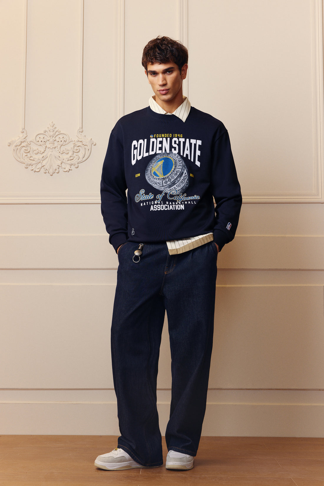 金州勇士隊長袖衛衣