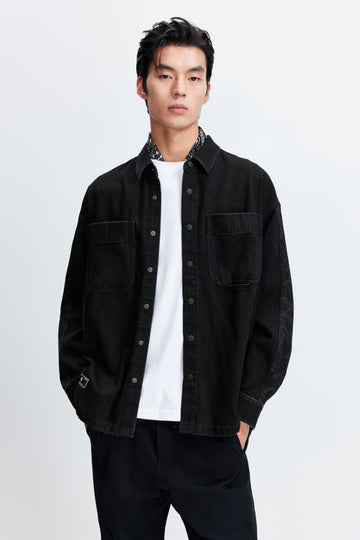 DENIM系列牛仔裇衫外套