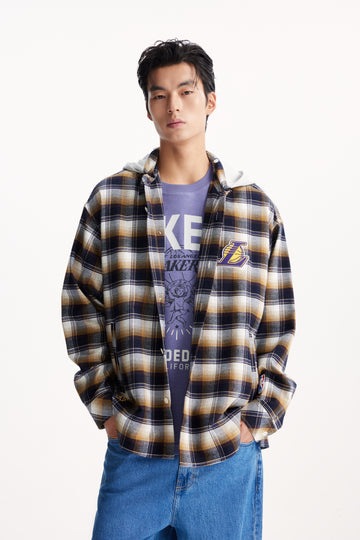 洛杉磯湖人隊連帽裇衫外套