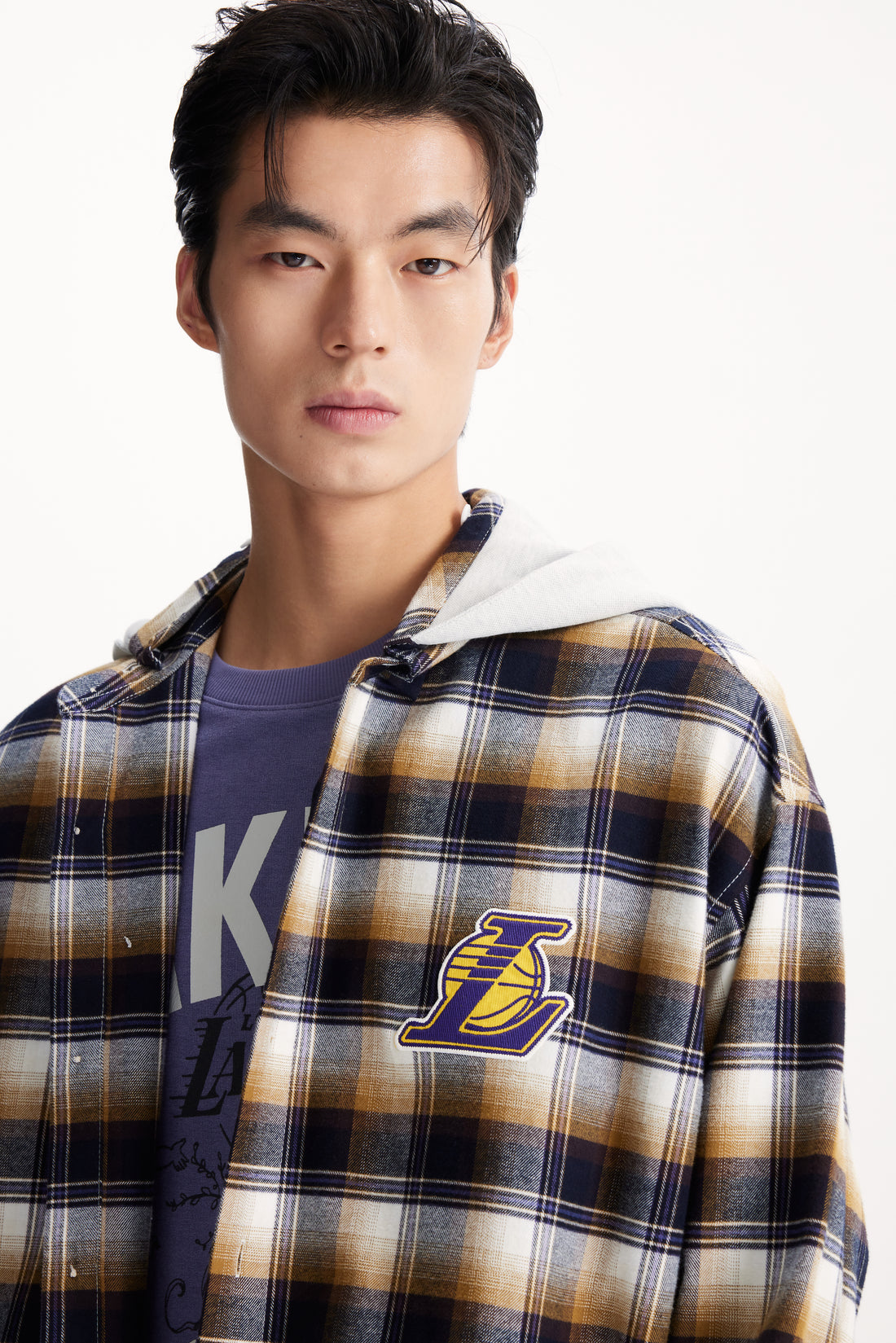 洛杉磯湖人隊連帽裇衫外套