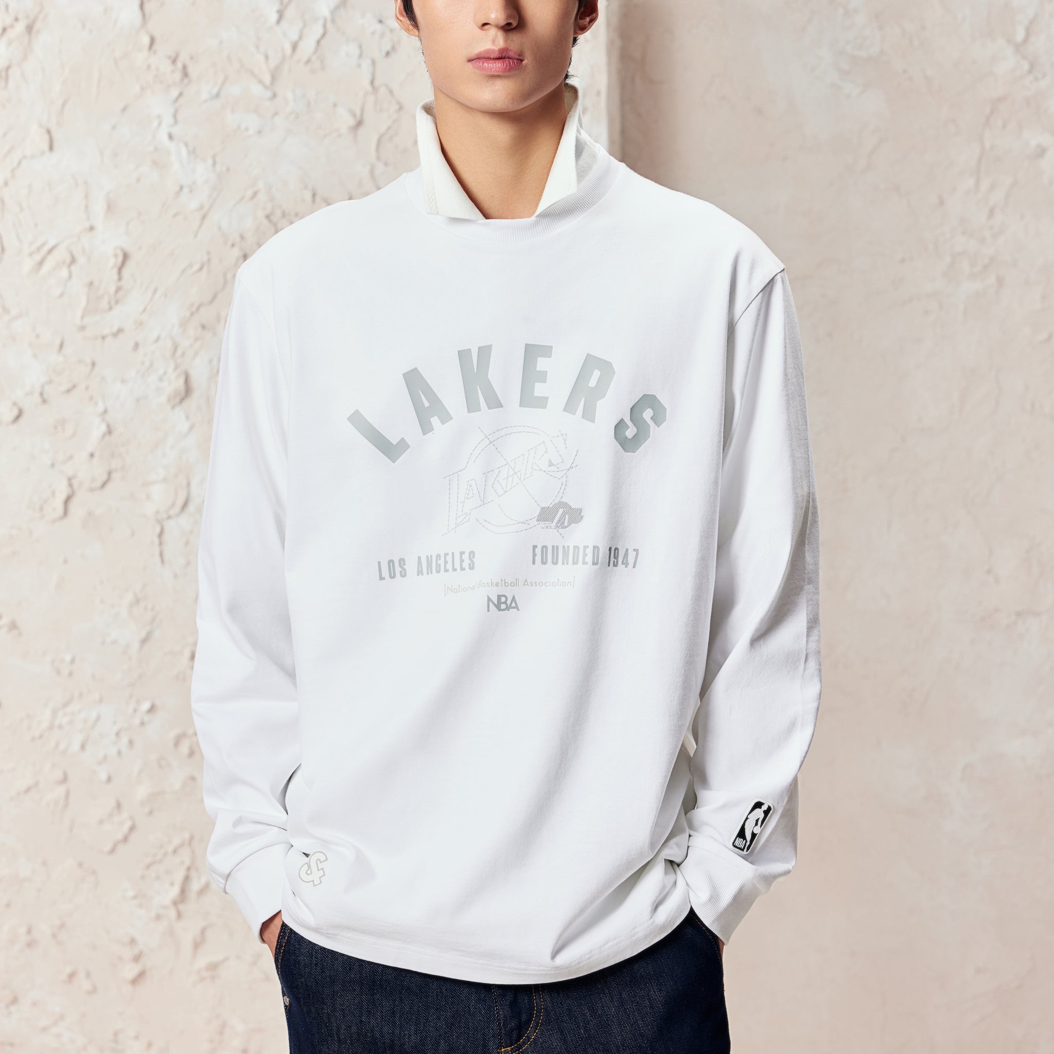 洛杉磯湖人隊長袖衛衣