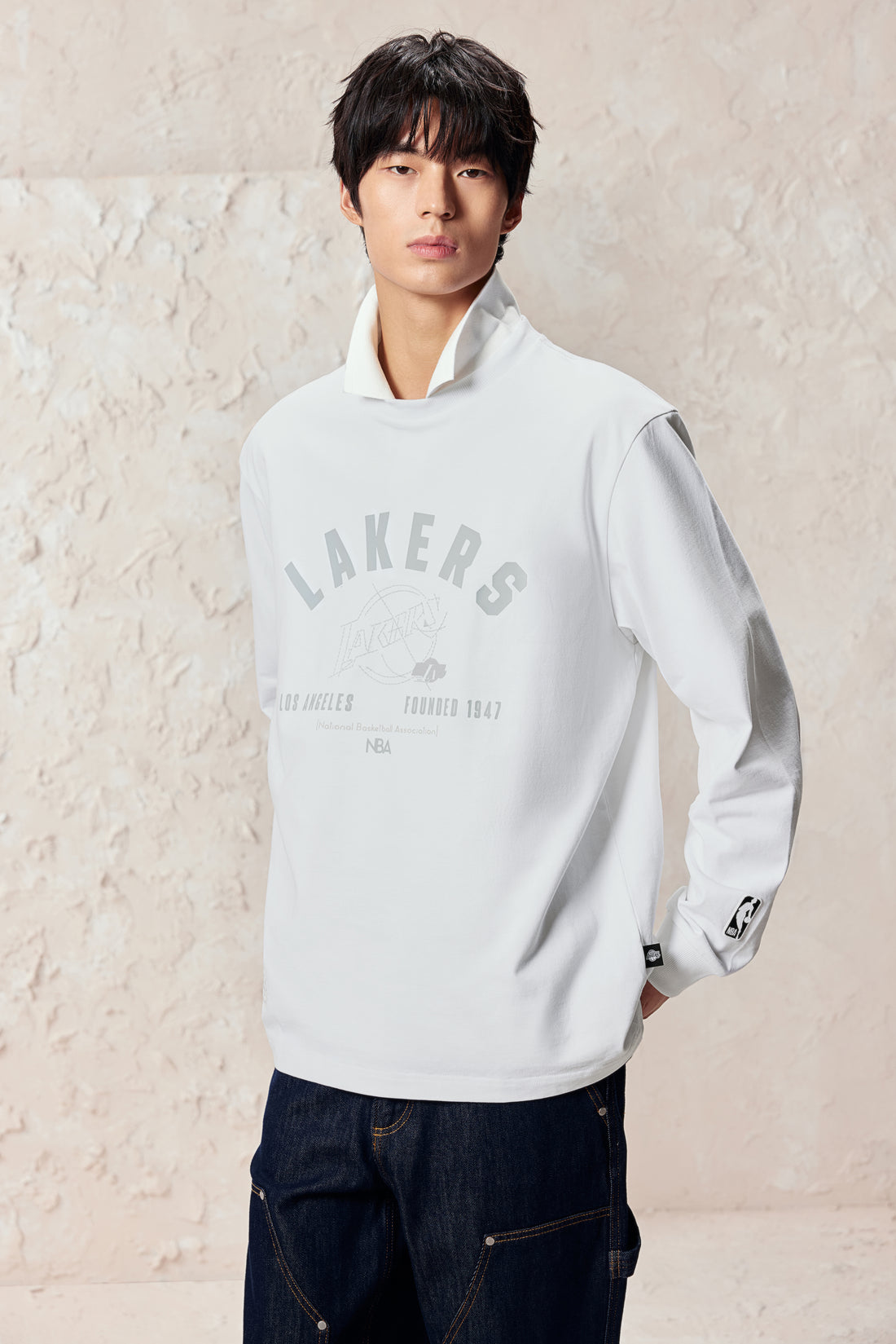 洛杉磯湖人隊長袖衛衣