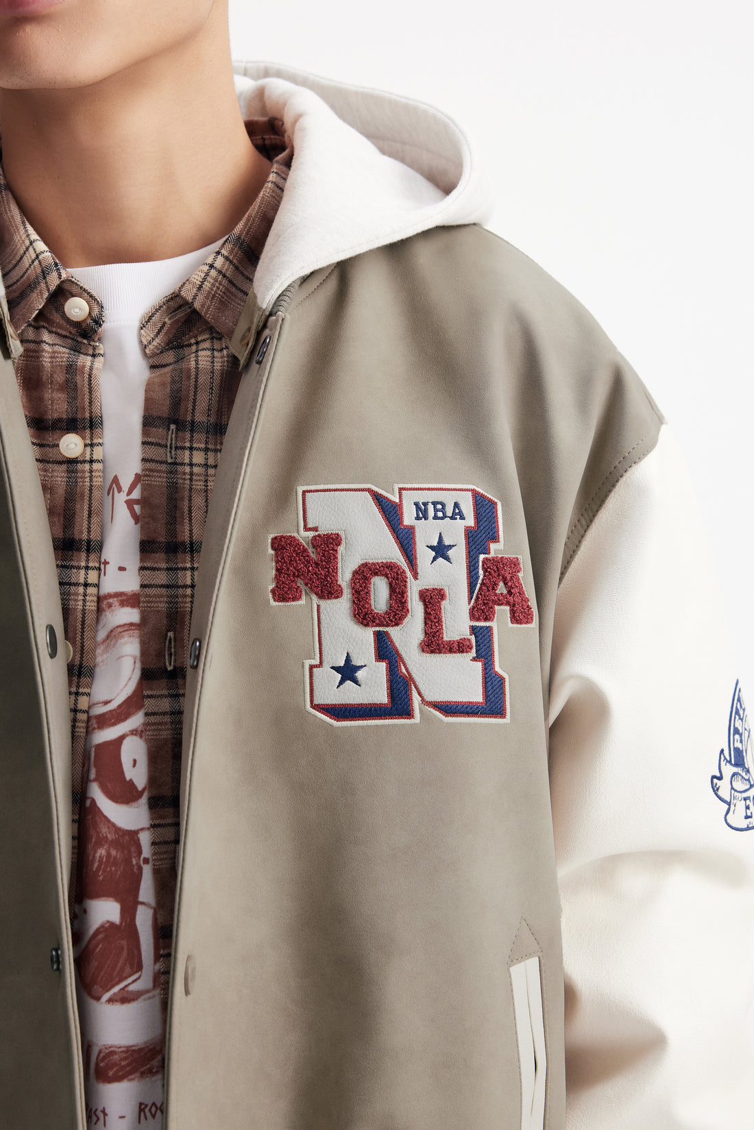 新奧爾良鵜鶘隊可拆連帽棒球外套