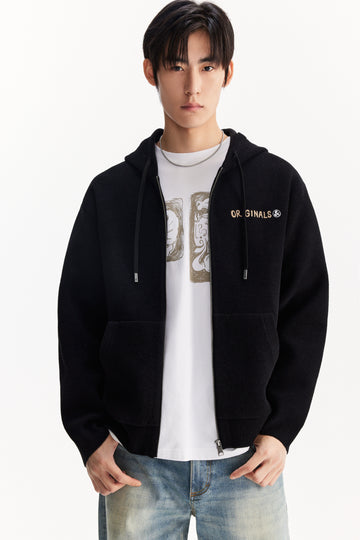 ORIGINALS系列連帽拉鍊衛衣外套