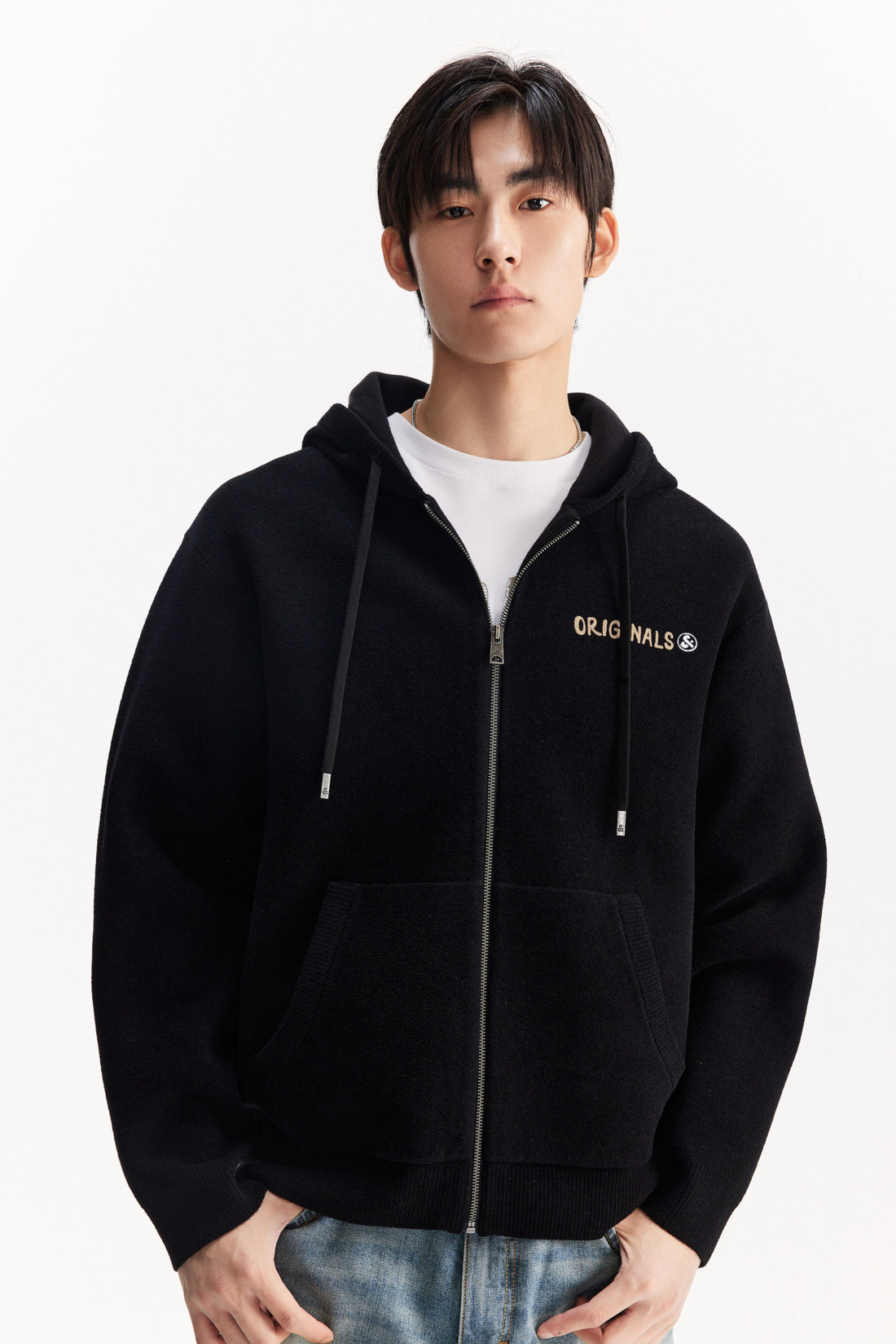 ORIGINALS系列連帽拉鍊衛衣外套