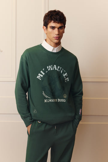 密爾華基公鹿隊長袖衛衣