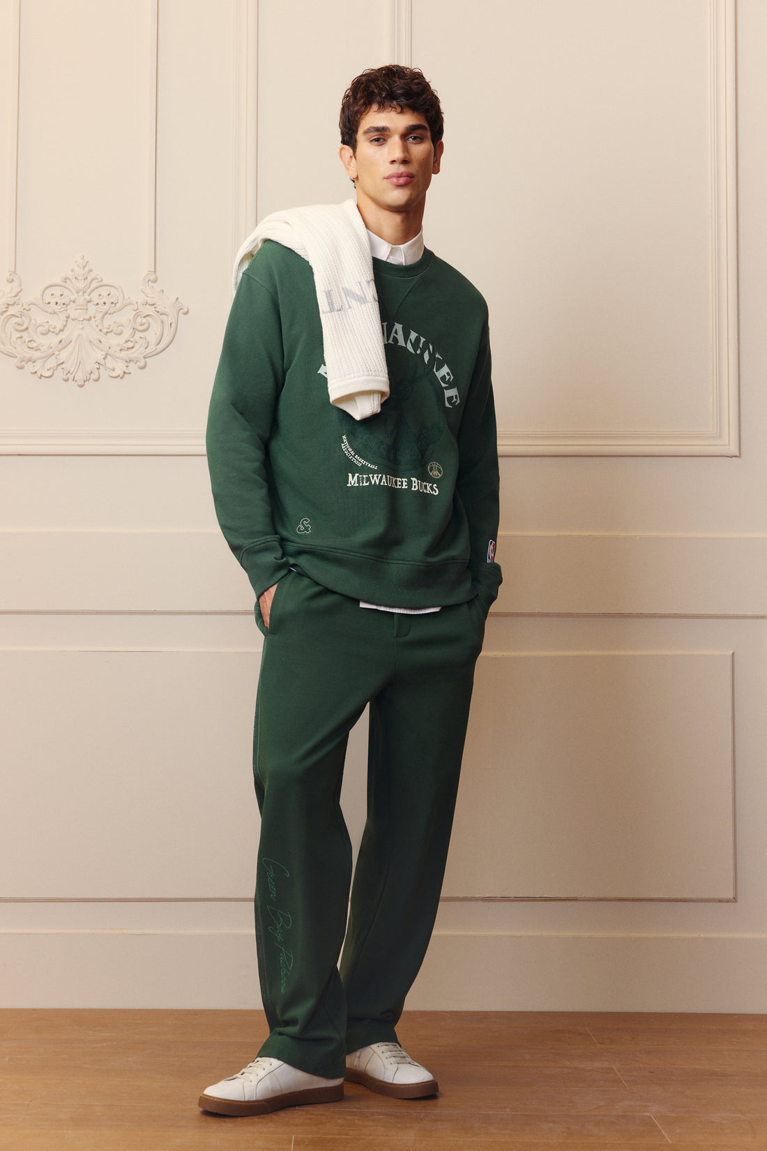 密爾華基公鹿隊長袖衛衣