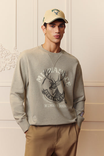 密爾華基公鹿隊長袖衛衣