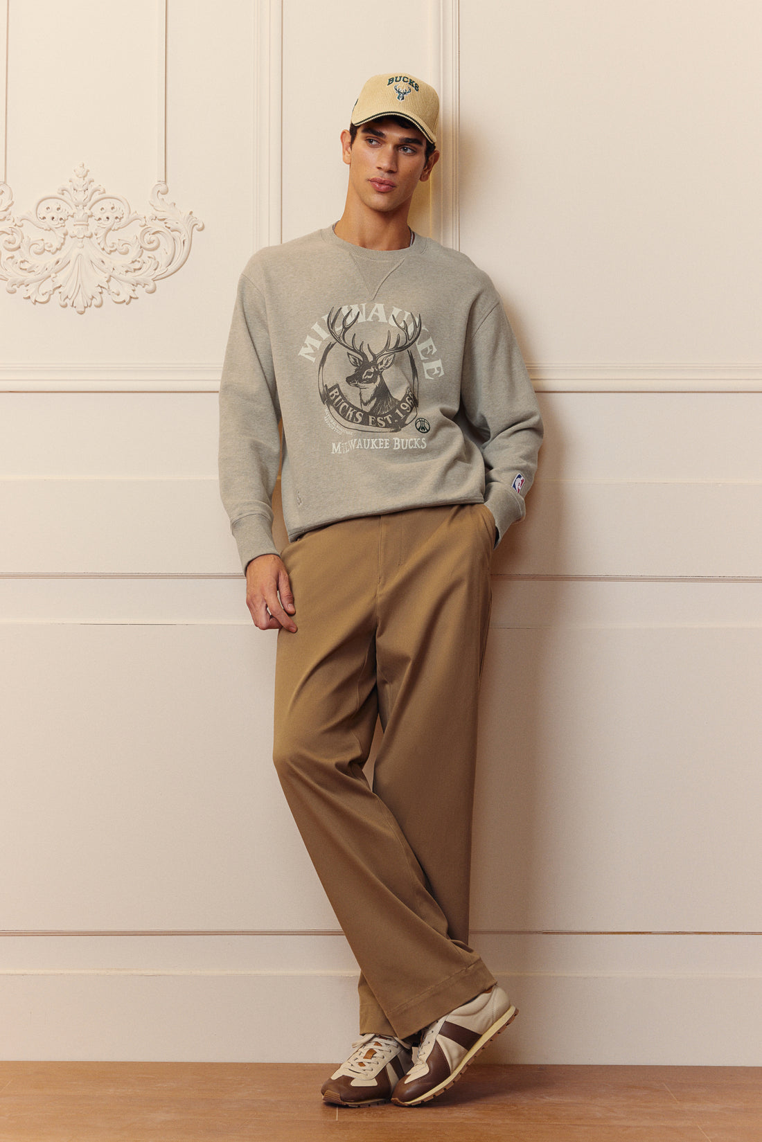 密爾華基公鹿隊長袖衛衣