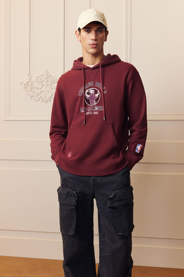 芝加哥公牛隊長袖連帽衛衣