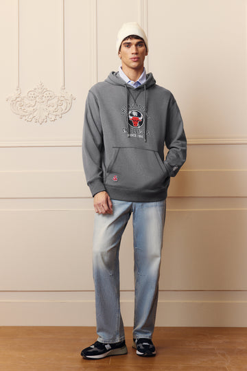 芝加哥公牛隊長袖連帽衛衣