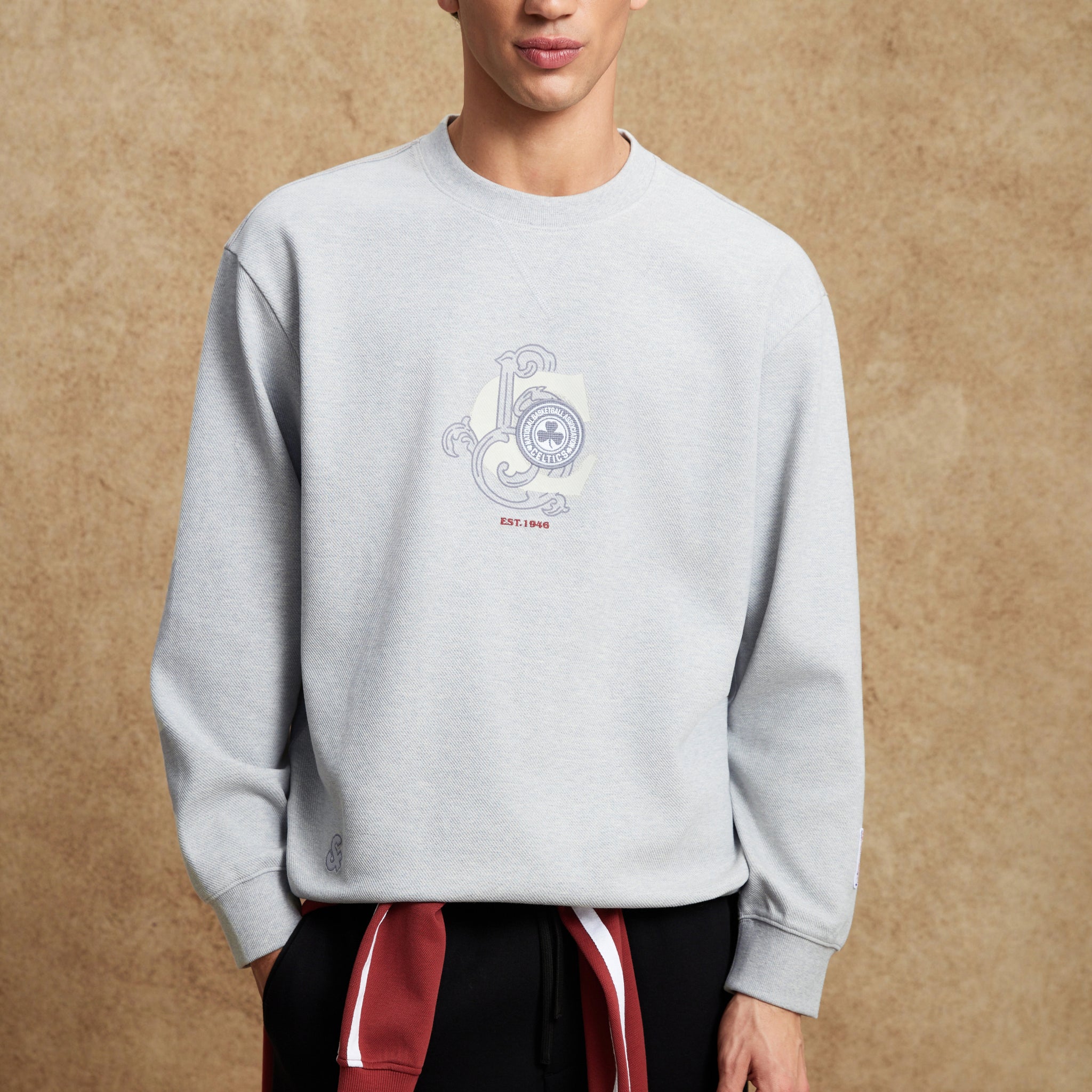 波士頓塞爾特人隊長袖衛衣