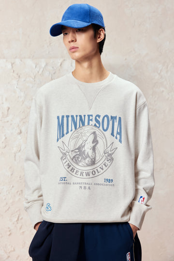 明尼蘇達木狼隊長袖衛衣