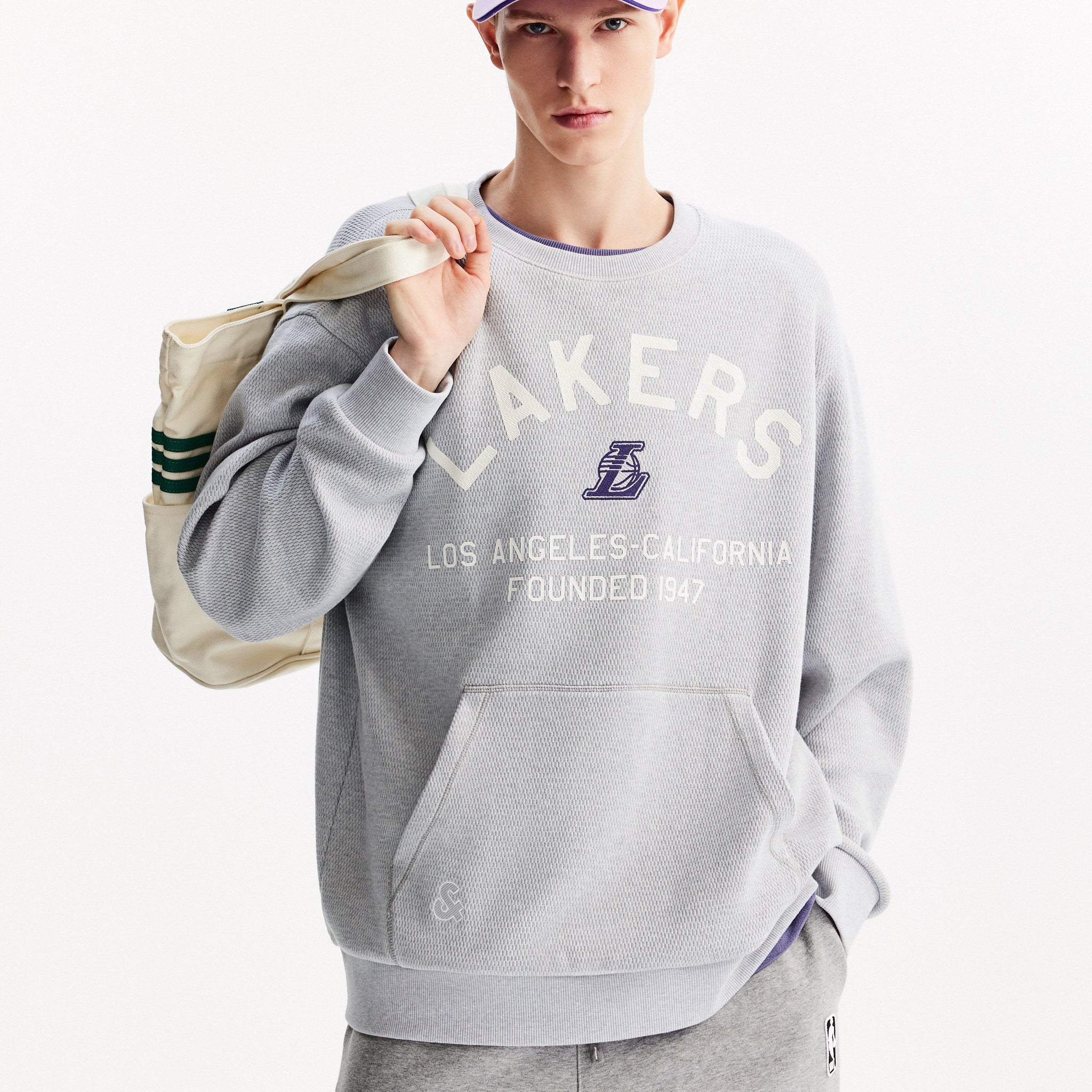 洛杉磯湖人隊長袖衛衣