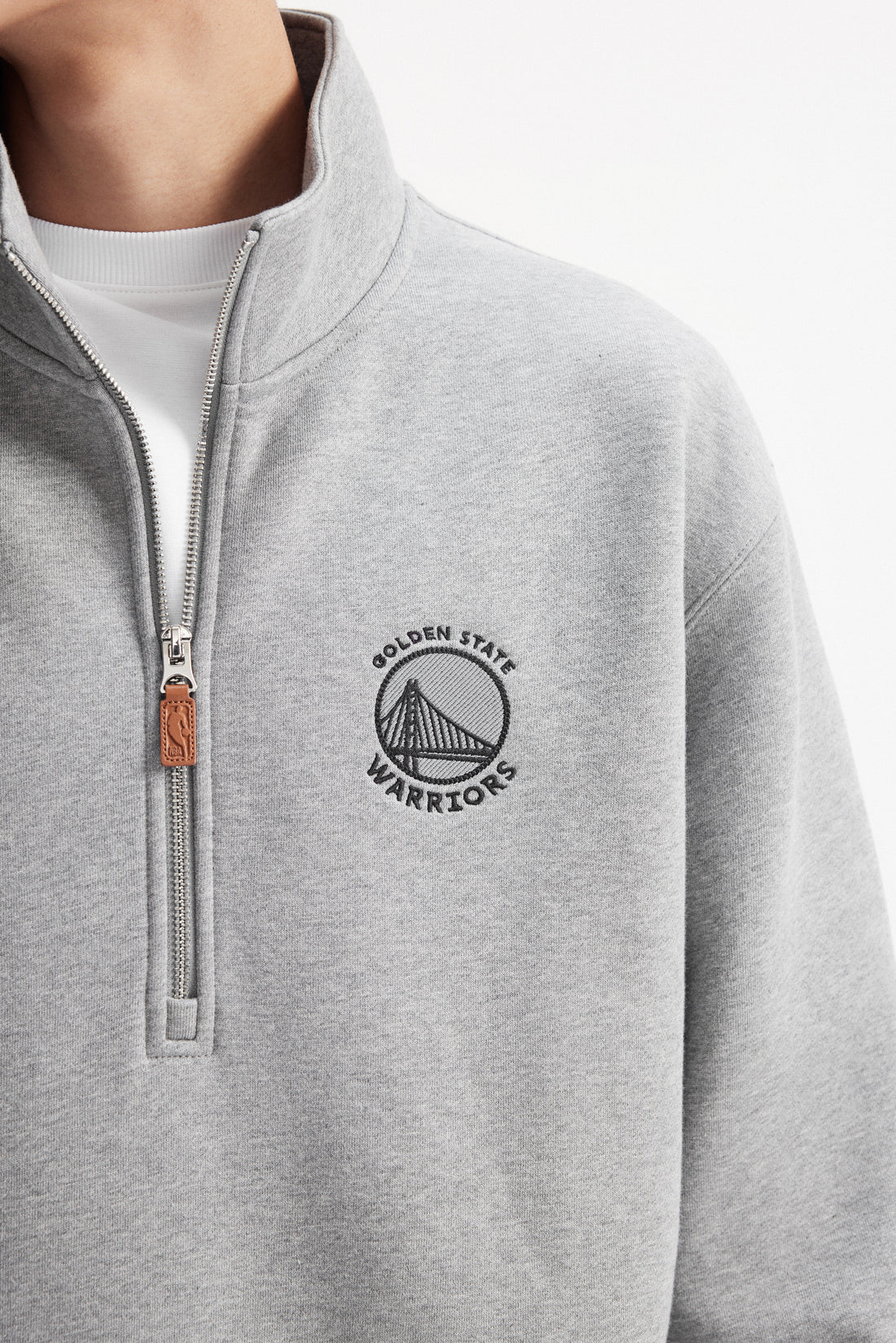 金州勇士隊翻領長袖衛衣