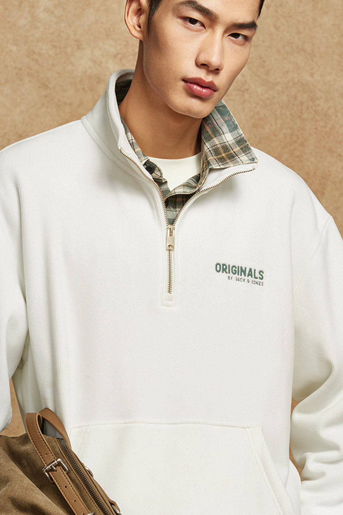 ORIGINALS系列休閒翻領長袖衛衣