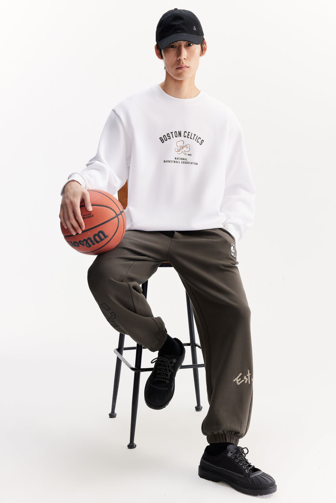 波士頓塞爾特人隊長袖衛衣