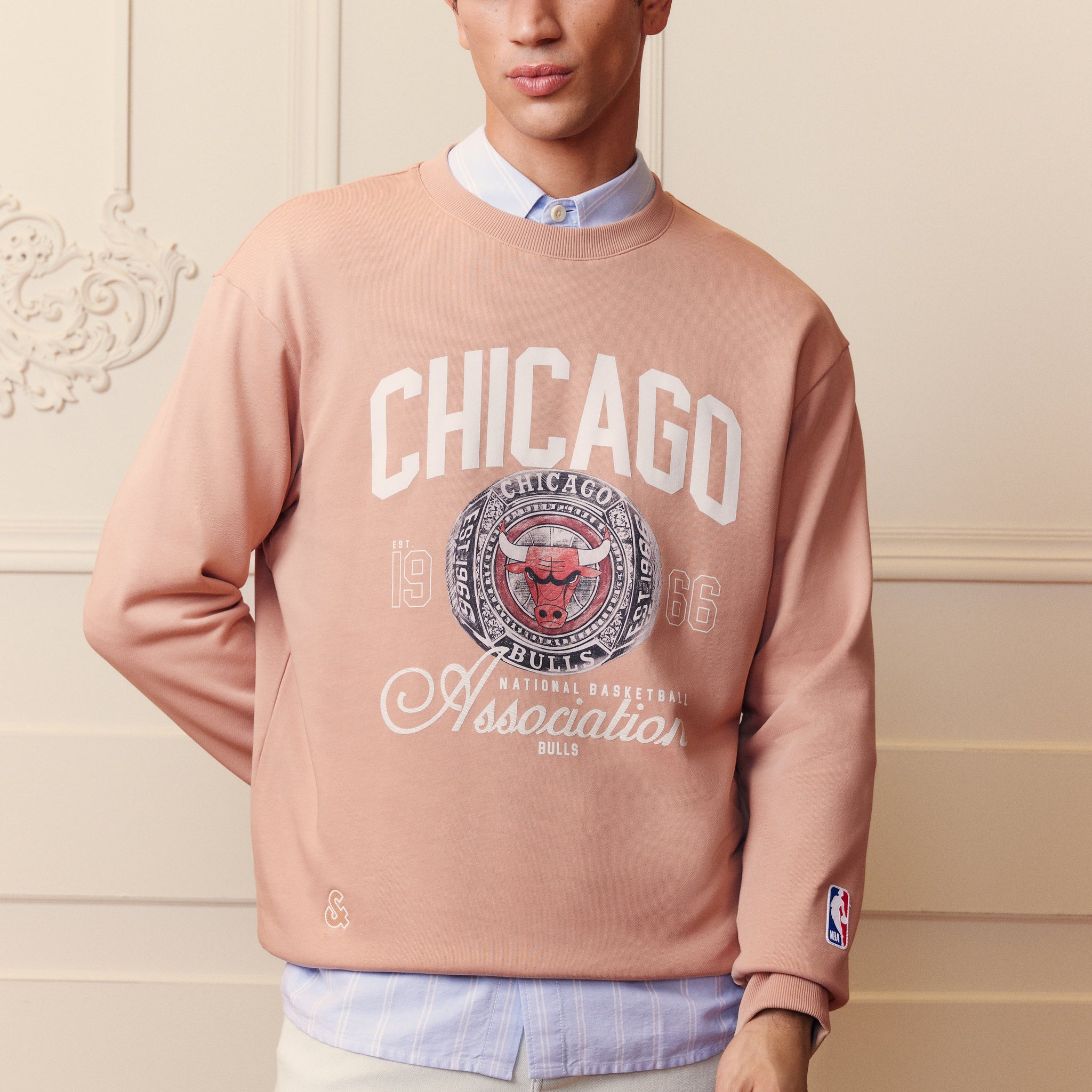 芝加哥公牛隊長袖衛衣