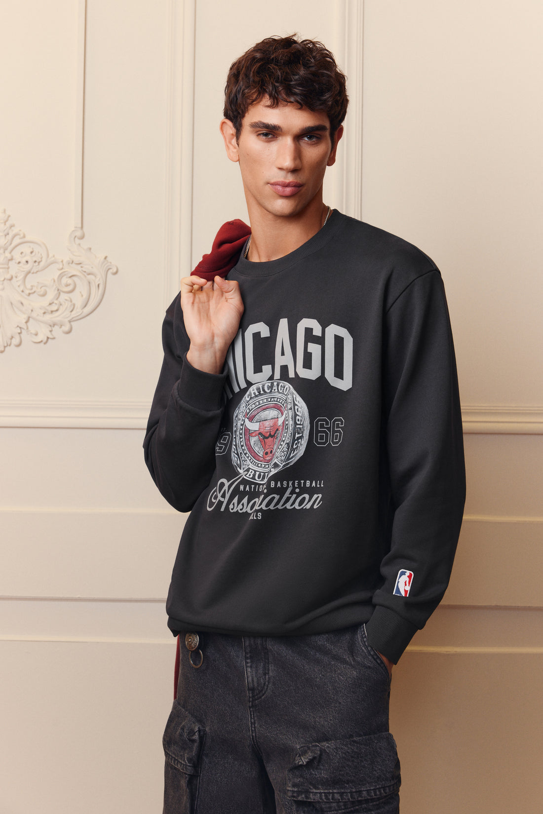 芝加哥公牛隊長袖衛衣