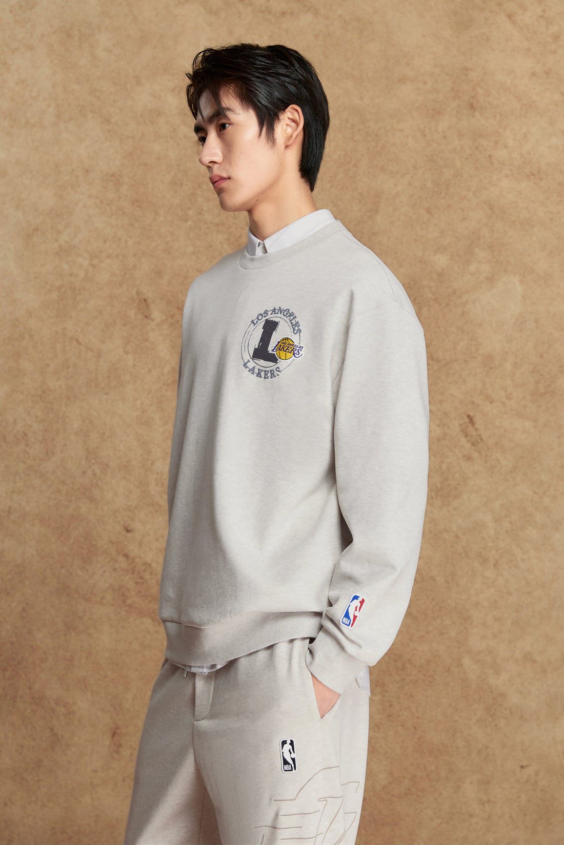 洛杉磯湖人隊長袖衛衣