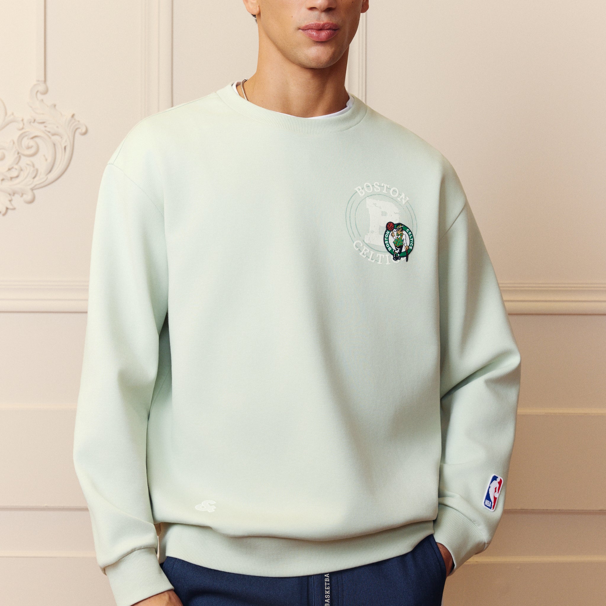 波士頓塞爾特人隊長袖衛衣