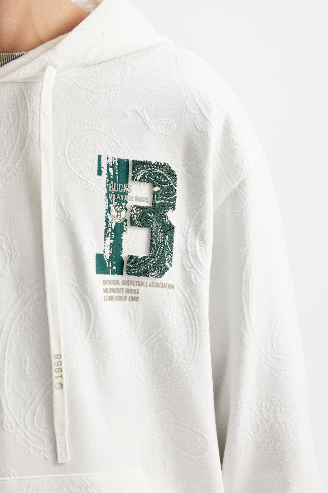 密爾華基公鹿隊長袖連帽衛衣