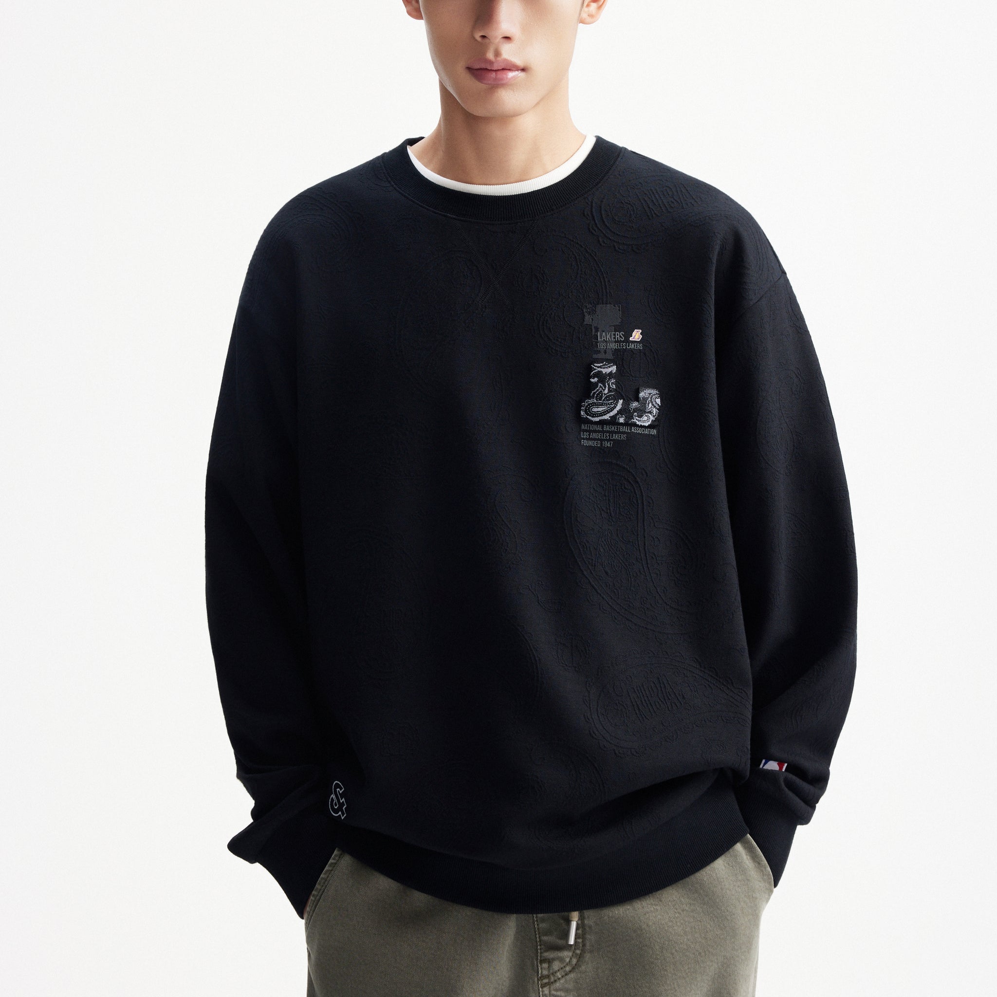 洛杉磯湖人隊長袖衛衣