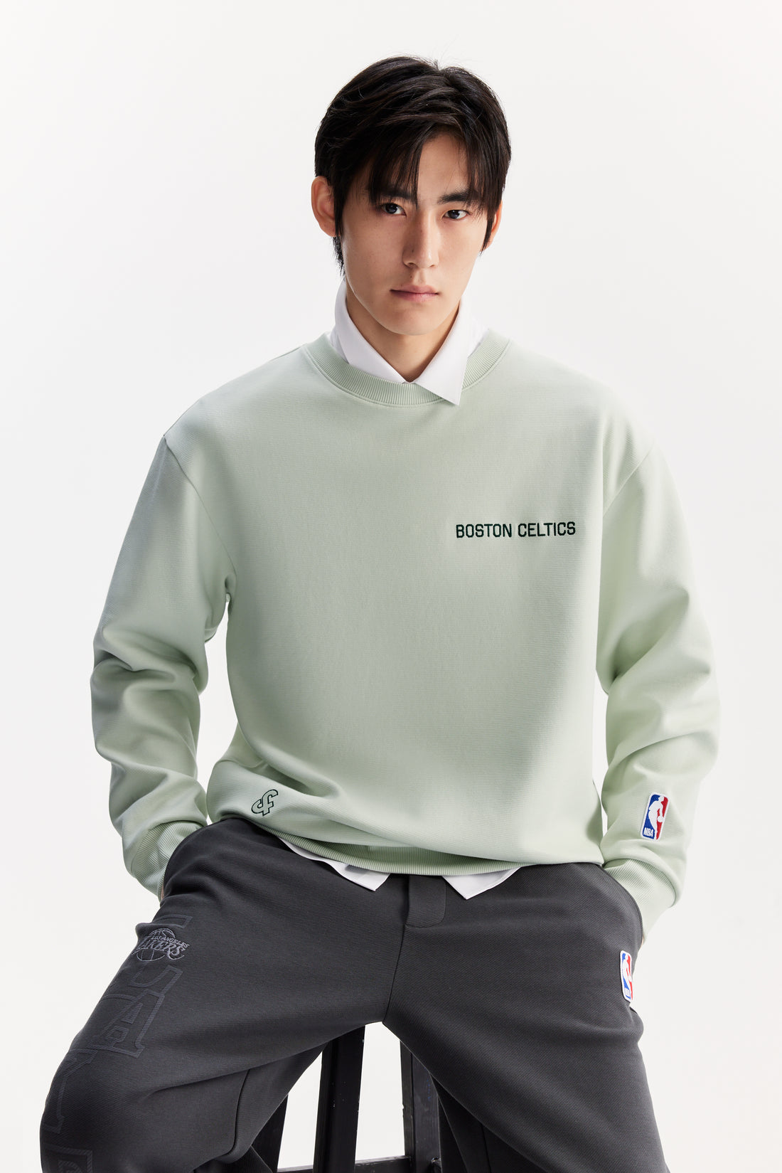 波士頓塞爾特人隊長袖衛衣