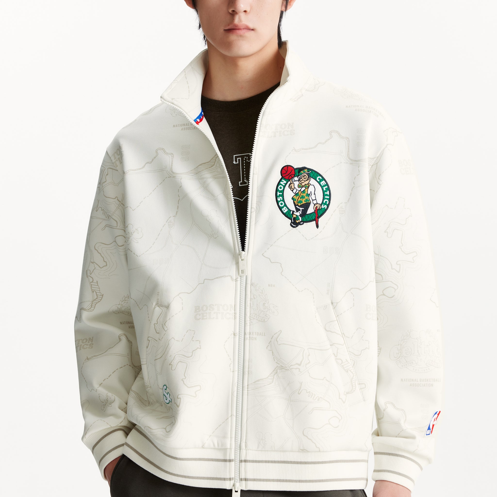 波士頓塞爾特人隊拉鍊衛衣外套