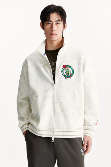 波士頓塞爾特人拉鍊衛衣外套