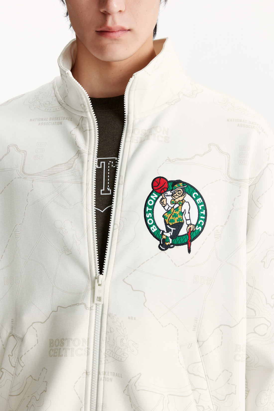 波士頓塞爾特人隊拉鍊衛衣外套